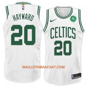 Maillot NBA Boston Celtics Gordon Hayward 20 Nike 2017-18 Blanc Swingman - Homme